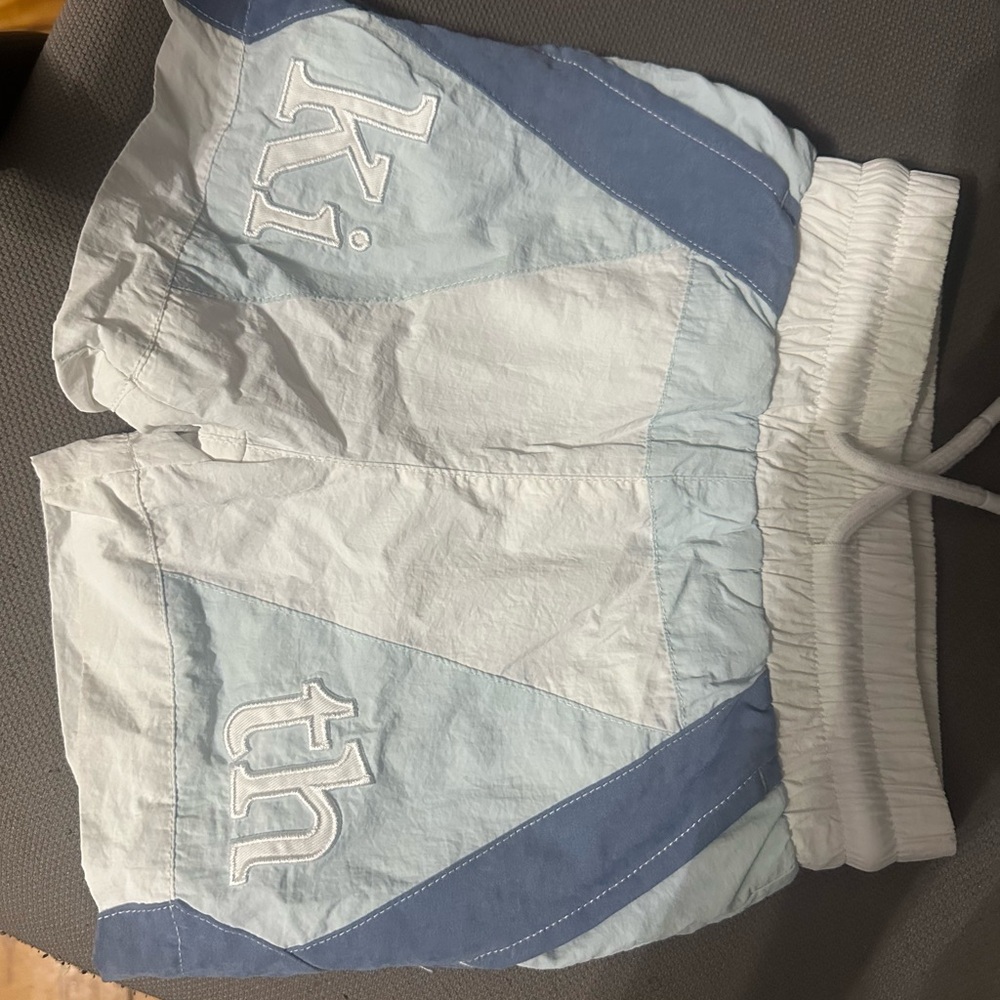 Kith Kids Light Blue and White Shorts